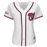 Stephen Strasburg #37 Washington Nationals Women's White 2017 Postseason