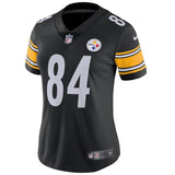 Antonio Brown #84 Pittsburgh Steelers Women's Black Vapor Untouchable Limited Player Jersey