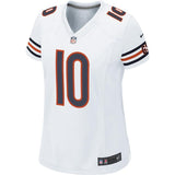 Mitchell Trubisky #10 Chicago Bears Women's White Game Jersey