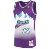 John Stockton #12 Utah Jazz 1996-97 Hardwood Classics Mens Swingman Jersey