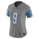 Matthew Stafford #9 Detroit Lions Women's Steel 2017 Color Rush Limited Jersey