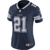Ezekiel Elliott #21 Dallas Cowboys Women's Navy Vapor Untouchable Limited