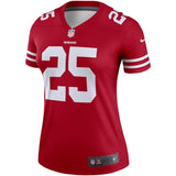 Richard Sherman #25 San Francisco 49ers Women's Scarlet Legend Jersey