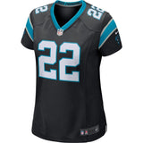 Christian McCaffrey #22 Carolina Panthers Women's Black Game Jersey