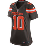 Robert Griffin III #10 Cleveland Browns Women's Brown Game Jersey