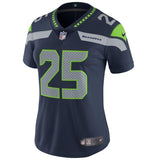 Richard Sherman #25 Seattle Seahawks Women's College Navy Vapor Untouchable
