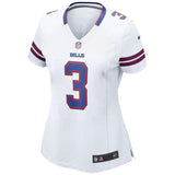 EJ Manuel #3 Buffalo Bills Women's White/Royal Game Jersey