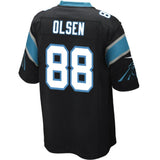 Greg Olsen #8 Carolina Panthers Youth White/Black/Blue Game Jersey