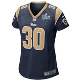 Todd Gurley II #30 Los Angeles Rams Women's Navy Super Bowl LIII Bound Game Jersey