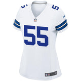 Leighton Vander #55 Esch Dallas Cowboys Women's White Game Jersey