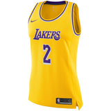 Lonzo Ball #2 Los Angeles Lakers Women's Gold Swingman Jersey - Icon Edition