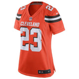 Joe Haden #23 Cleveland Browns Women's Orange Game Jersey