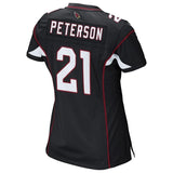 Patrick Peterson #21 Arizona Cardinals Women's Black Game Jersey