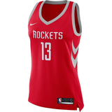 James Harden #13 Houston Rockets Women's Red Swingman Jersey - Icon Edition