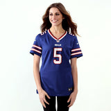 Tyrod Taylor #5 Buffalo Bills Women's Royal Game Jersey