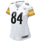 Antonio Brown #84 Pittsburgh Steelers Women's White Game Jersey
