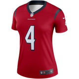 Deshaun Watson #4 Houston Texans Women's Red Legend Jersey