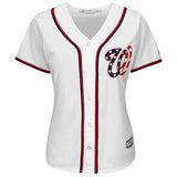 Bryce Harper #3 Washington Nationals Women's White 2017 Cool Base Jersey