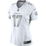 Ryan Tannehill #17 Miami Dolphins Women's White Platinum Jersey
