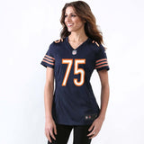 Kyle Long #75 Chicago Bears Women's Navy Blue Game Jersey