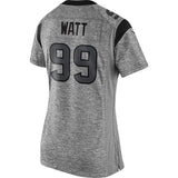 J.J. Watt #99 Houston Texans Women's Gray Gridiron Gray Limited Jersey