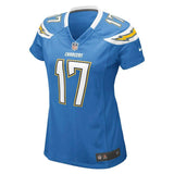 Philip Rivers #17 Los Angeles Chargers Women's Light Blue/Navy Game Jersey