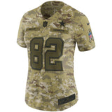 Jason Witten #82 Dallas Cowboys Women's Camo Salute to Service Limited Jersey