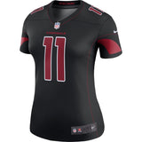 Larry Fitzgerald #11 Arizona Cardinals Women's Black Color Rush Legend Jersey