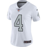 Derek Carr #4 Oakland Raiders Women's White Vapor Untouchable Color Rush Limited Player Jersey