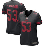 NaVorro Bowman #53 San Francisco 49ers Women's Black Limited Jersey