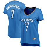 Timothe Luwawu-Cabarrot #7 Oklahoma City Thunder Women's Blue Fast Break