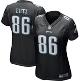 Zach Ertz #86 Philadelphia Eagles Women's Black Game Event Jersey