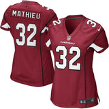 Tyrann Mathieu #32 Arizona Cardinals Women's Cardinal Game Jersey