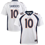 Emmanuel Sanders #10 Denver Broncos Youth White Game Jersey