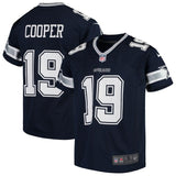 Amari Cooper #19 Dallas Cowboys Youth Navy/White Game Jersey