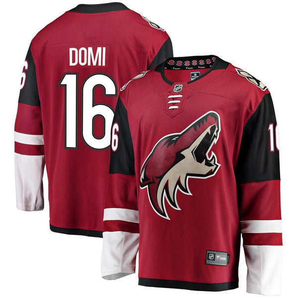 Fanatics Branded Max Domi Arizona Coyotes Maroon Breakaway Player Jersey
