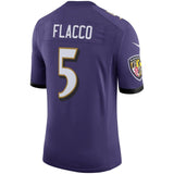 Joe Flacco #5 Baltimore Ravens Youth Purple Speed Machine Limited Player Jersey