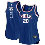 Markelle Fultz #20 Philadelphia 76ers Women's Royal Fast Break Tank Jersey