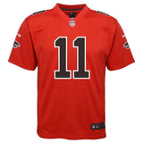 Julio Jones #11 Atlanta Falcons Youth Red Color Rush Game Jersey
