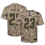 Darius Slay Jr #23 Detroit Lions Youth Camo Salute to Service Game Jersey