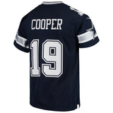 Amari Cooper #19 Dallas Cowboys Youth Navy/White Game Jersey