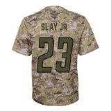 Darius Slay Jr #23 Detroit Lions Youth Camo Salute to Service Game Jersey