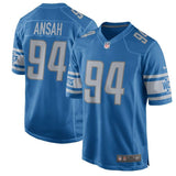 Ezekiel Ansah #94 Detroit Lions Youth Blue 2017 Game Jersey