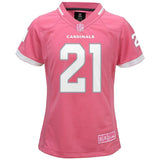 Peterson Arizona #21 Cardinals Girls Youth Pink Bubble Gum Jersey