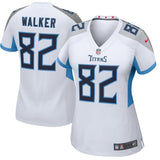 Delanie Walker #82 Tennessee Titans Women's White New 2018 Game Jersey