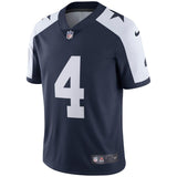 Dak Prescott #4 Dallas Cowboys Youth Navy Alternate Vapor Untouchable Limited Player Jersey