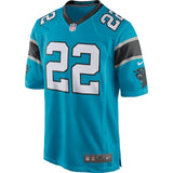 Christian McCaffrey #22 Carolina Panthers Youth Blue/Black Game Jersey
