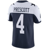 Dak Prescott #4 Dallas Cowboys Youth Navy Alternate Vapor Untouchable Limited Player Jersey