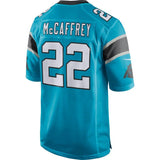 Christian McCaffrey #22 Carolina Panthers Youth Blue/Black Game Jersey