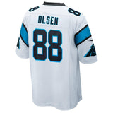 Greg Olsen #8 Carolina Panthers Youth White/Black/Blue Game Jersey